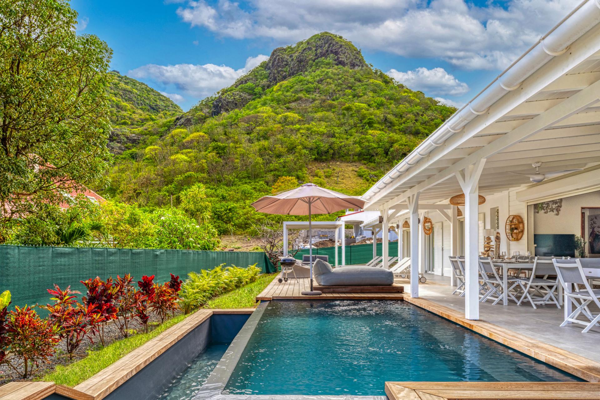 1.A louer villa avec piscine et Terre de haut Les Saintes- Villa Boheme